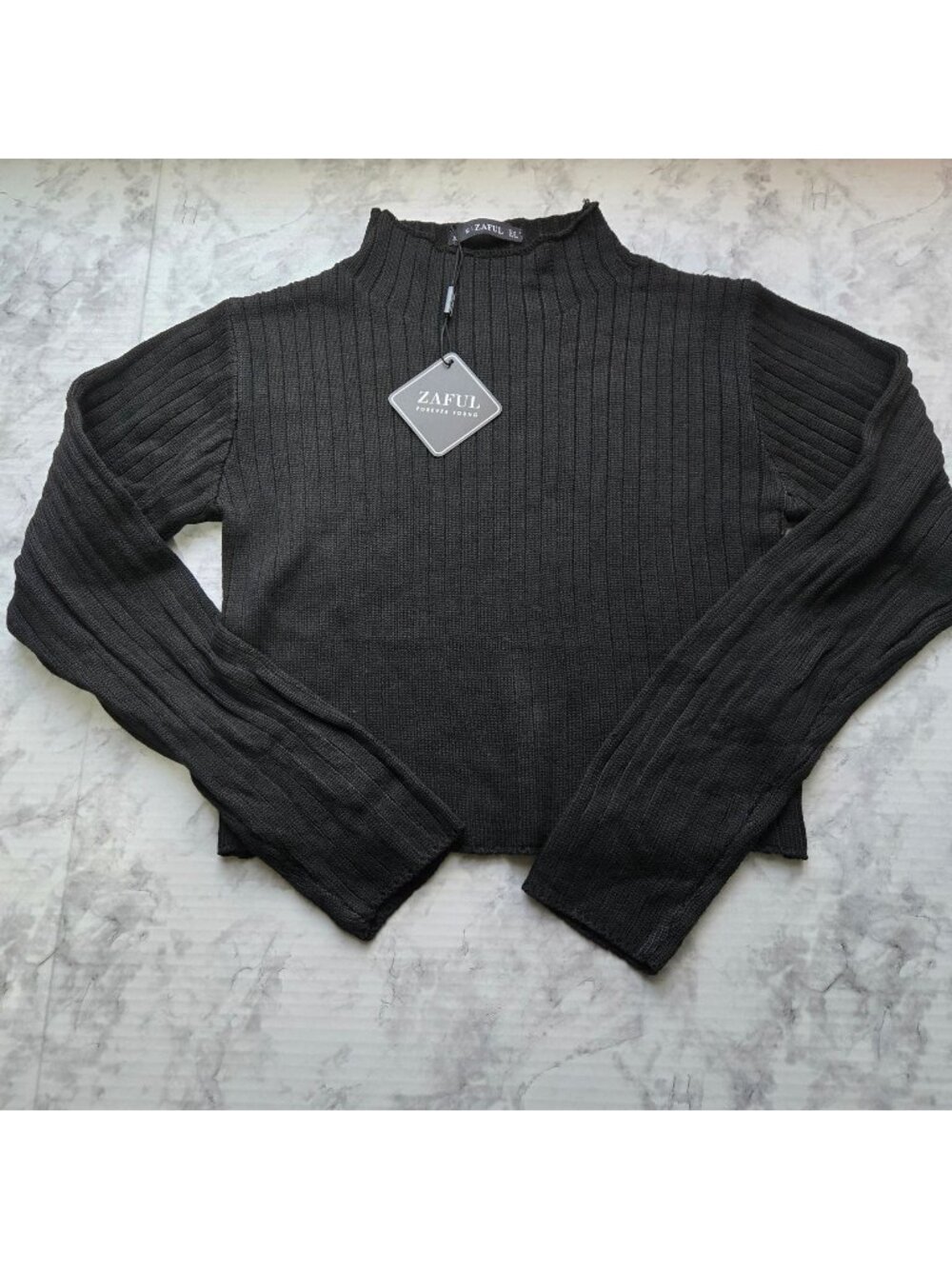 Zaful "Forever Young" Long-Sleeve Sweater Womens Sz S (US 4/UK 8/EU 36)